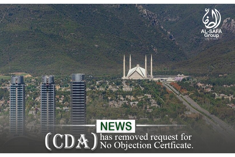 (CDA) has removed request for a No Objection Certificate
